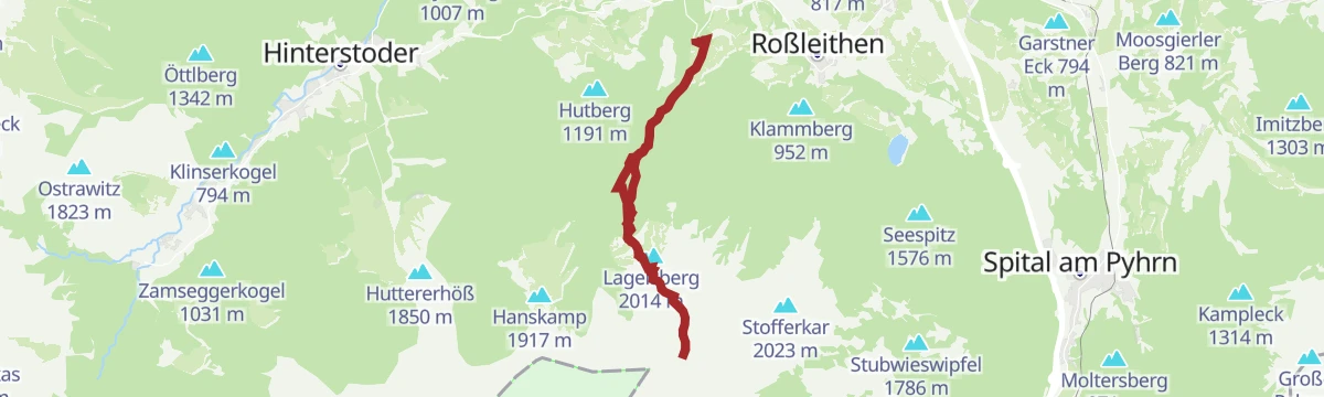 Route map: Skitour Warscheneck